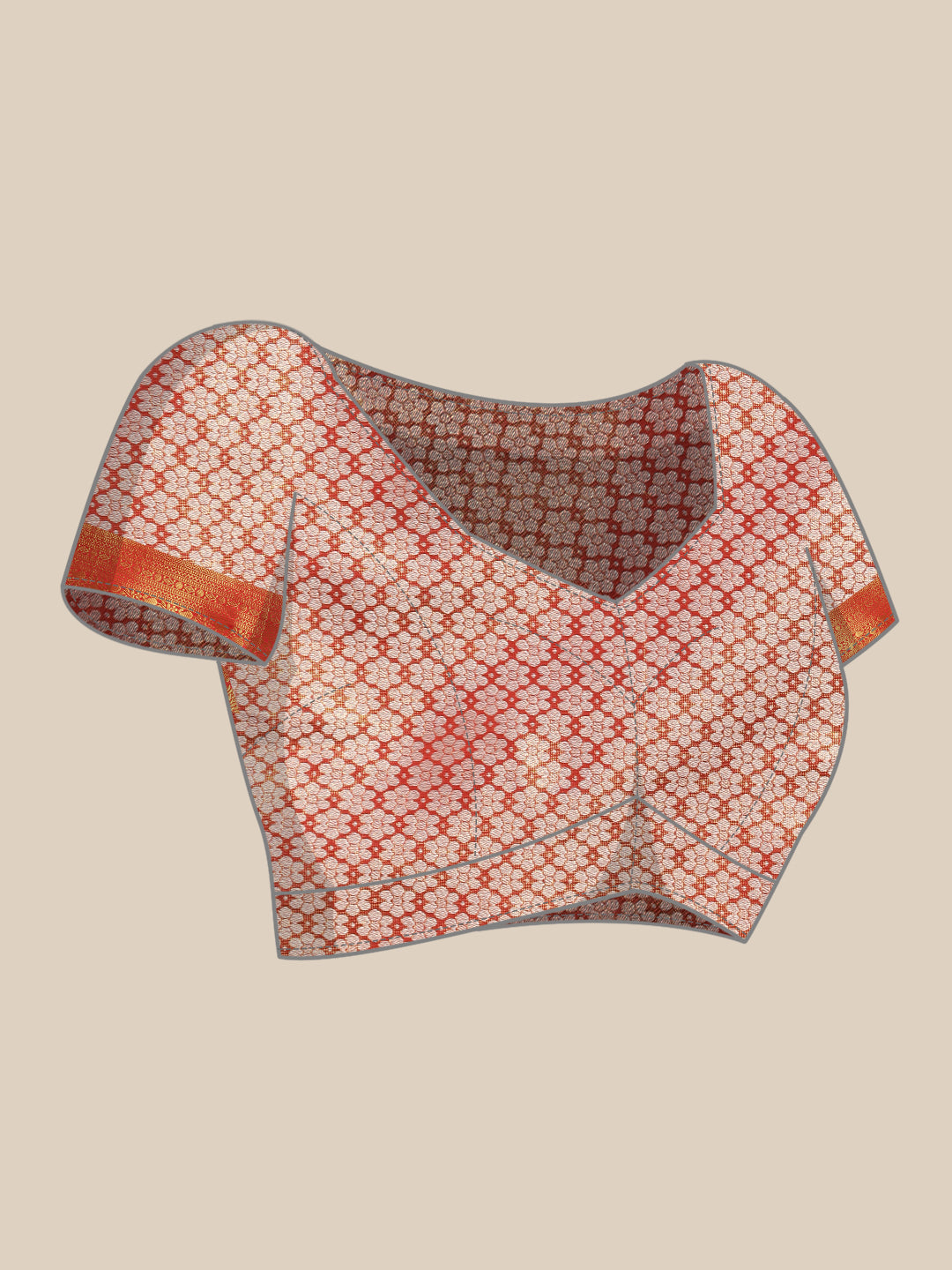 Ethnic Motifs Zari Woven Tissue Silk Saree