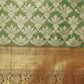 Women's Brocade Soft Silk Zari Woven Saree With Unstitched Blouse Piece