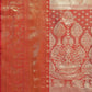 Women's Brocade Soft Silk Zari Woven Saree With Unstitched Blouse Piece