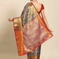 Women's Brocade Soft Silk Zari Woven Saree With Unstitched Blouse Piece