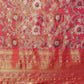 Women's Brocade Soft Silk Zari Woven Saree With Unstitched Blouse Piece