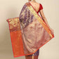 Women's Brocade Soft Silk Zari Woven Saree With Unstitched Blouse Piece