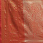 Women's Brocade Soft Silk Zari Woven Saree With Unstitched Blouse Piece