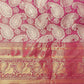 Women's Brocade Soft Silk Zari Woven Saree With Unstitched Blouse Piece