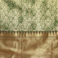 Women's Brocade Soft Silk Zari Woven Saree With Unstitched Blouse Piece