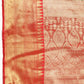 Women's Brocade Soft Silk Zari Woven Saree With Unstitched Blouse Piece
