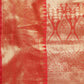 Women's Brocade Soft Silk Zari Woven Saree With Unstitched Blouse Piece