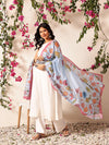 Pen Kalamkari Mul Cotton Digital Printed Dupatta