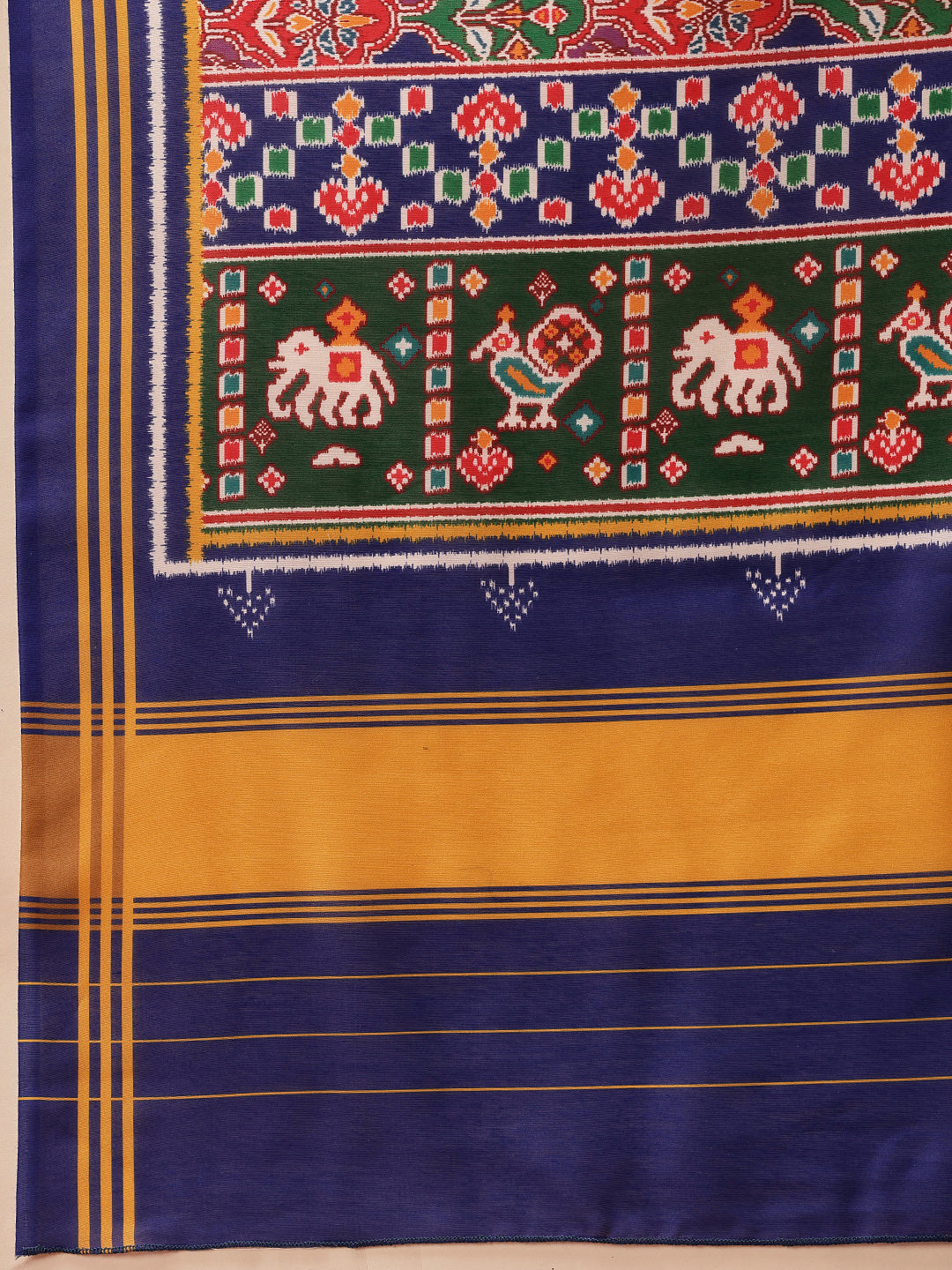 Traditional Ikkat Patola Printed Mul Cotton Dupatta