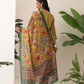 Digital Printed Kalamkari Dupatta Mul Cotton Fabric