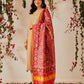 Traditional Double Ikkat Patola Dupatta With Tassels
