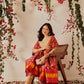 Traditional Double Ikkat Patola Dupatta With Tassels
