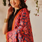 Traditional Double Ikkat Patola Dupatta With Tassels