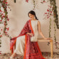 Traditional Double Ikkat Patola Dupatta With Tassels