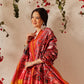 Traditional Double Ikkat Patola Dupatta With Tassels