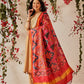 Traditional Double Ikkat Patola Dupatta With Tassels