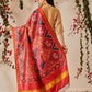 Traditional Double Ikkat Patola Dupatta With Tassels