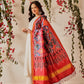 Traditional Double Ikkat Patola Dupatta With Tassels