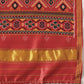 Traditional Double Ikkat Patola Dupatta With Tassels