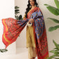 Traditional Double Ikkat Patola Dupatta With Tassels