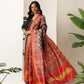 Traditional Double Ikkat Patola Dupatta With Tassels