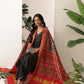 Traditional Double Ikkat Patola Dupatta With Tassels