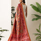 Kalamkari Patola Dupatta Digital Printed With Handmade Tassels