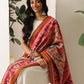 Kalamkari Patola Dupatta Digital Printed With Handmade Tassels
