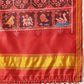 Kalamkari Patola Dupatta Digital Printed With Handmade Tassels