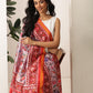 Kalamkari Patola Dupatta Digital Printed With Handmade Tassels