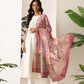 Digital Printed Kalamkari Dupatta Mul Cotton Fabric