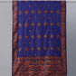 Blue & Red Ethnic Motifs Phulkari Embroidered Dupatta