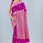 Women's Art Silk Woven Banarasi Saree