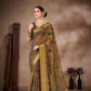 Women Kalamkari Printed Saree With Zari Border
