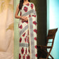 Women Cotton Blend Digital Print Saree