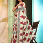 Women Cotton Blend Digital Print Saree