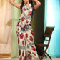 Women Cotton Blend Digital Print Saree