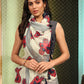 Women Cotton Blend Digital Print Saree