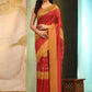 Women Cotton Blend Digital Print Saree