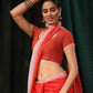 Women Cotton Blend Digital Print Saree
