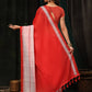 Women Cotton Blend Digital Print Saree