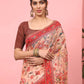 Women Cotton Blend Digital Print Saree
