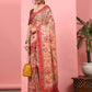 Women Cotton Blend Digital Print Saree