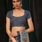 Women Cotton Blend Digital Print Saree