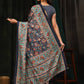 Women Cotton Blend Digital Print Saree