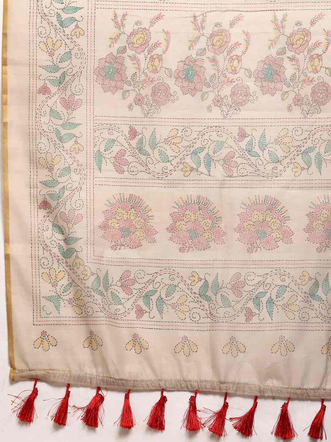 Women Kalamkari Digital Print Saree