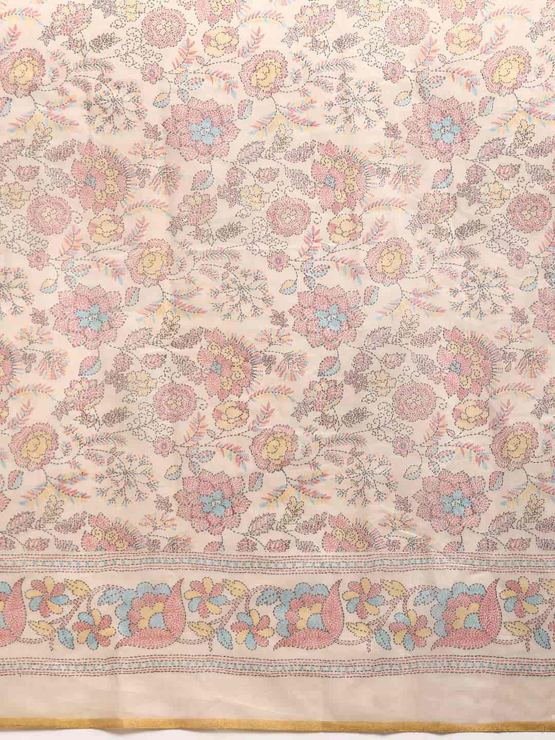 Women Kalamkari Digital Print Saree