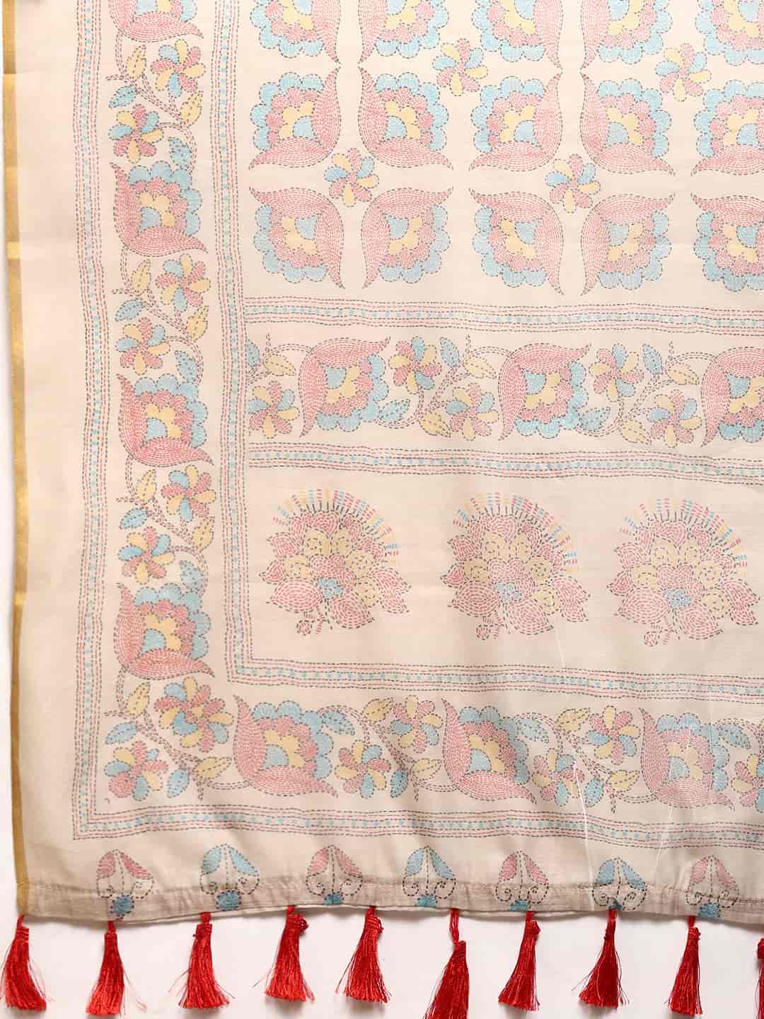Women Kalamkari Digital Print Saree