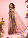 Madhubani Cotton Blend Digital Print Saree