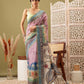 Madhubani Cotton Blend Digital Print Saree